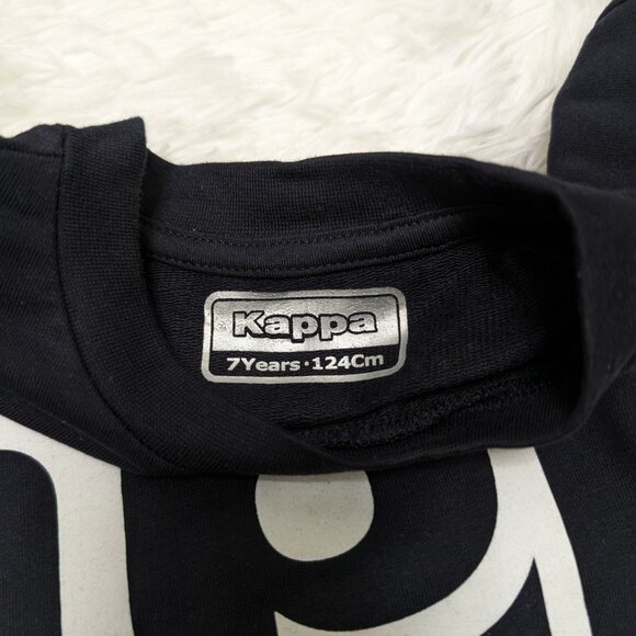 Kappa Unisex Crew Neck Green Pullover Loopknit with logo Sweatshirt for 7Yr NWOT - Picture 4 of 7